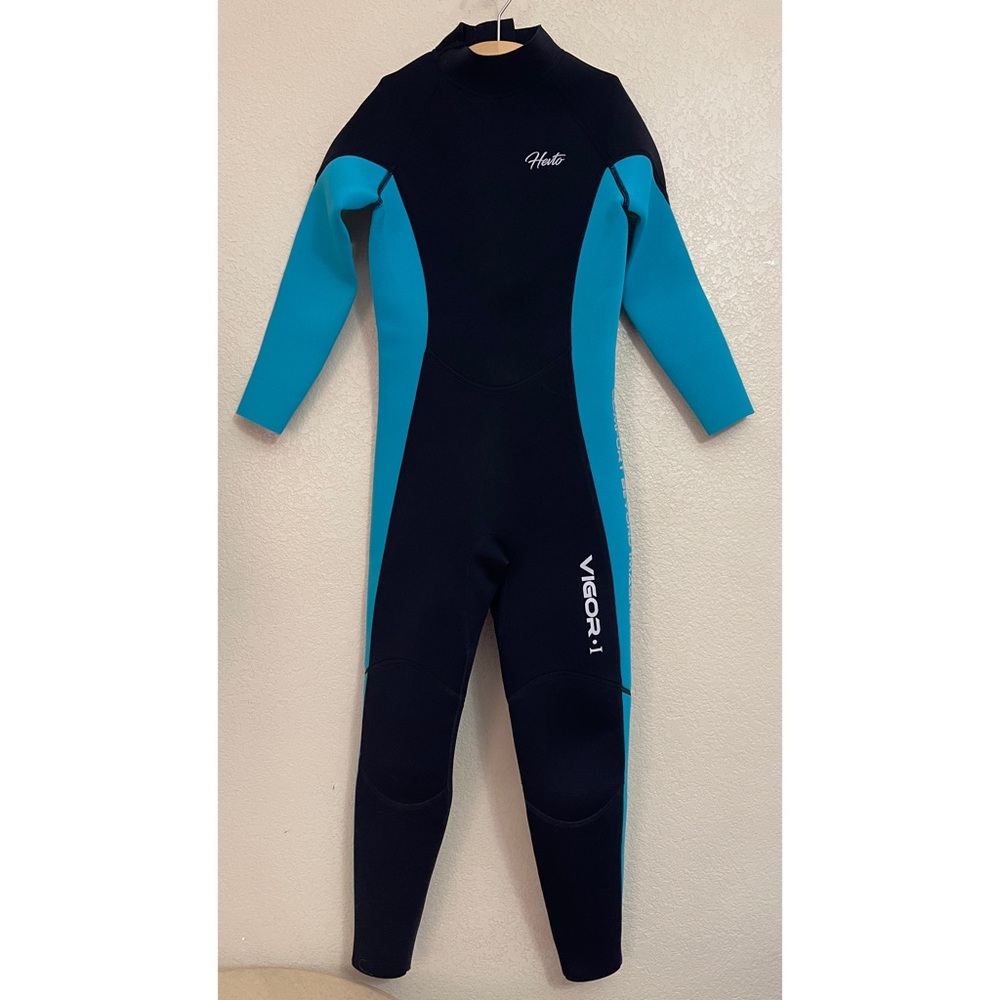 Hevto Kids Wetsuit Spirit Vigor-1 Girls Boys Neoprene Full Body Size 12 Youth